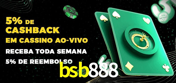 Promoções do cassino ao Vivo bsb888